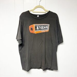 Anvil Toad the Wet Sprocket Faded Black Short Sleeve Graphic Tee XL